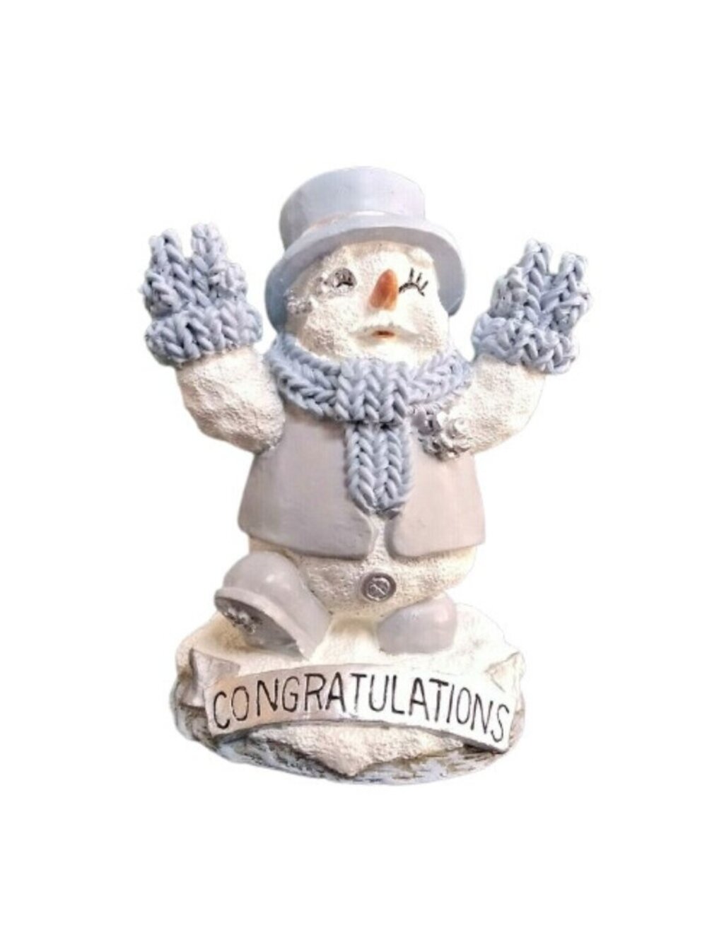 Encore Snow Buddies Mayor Blustery Congratulations 96522 NIB 2001 3.5" x 2.25"